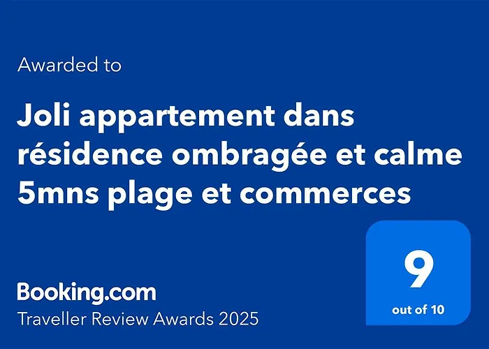 Joli Appt 2 Chambres Et Studio Avec Parking Dans Residence Ombragee Et Calme 5Mns Plage Et Commerces